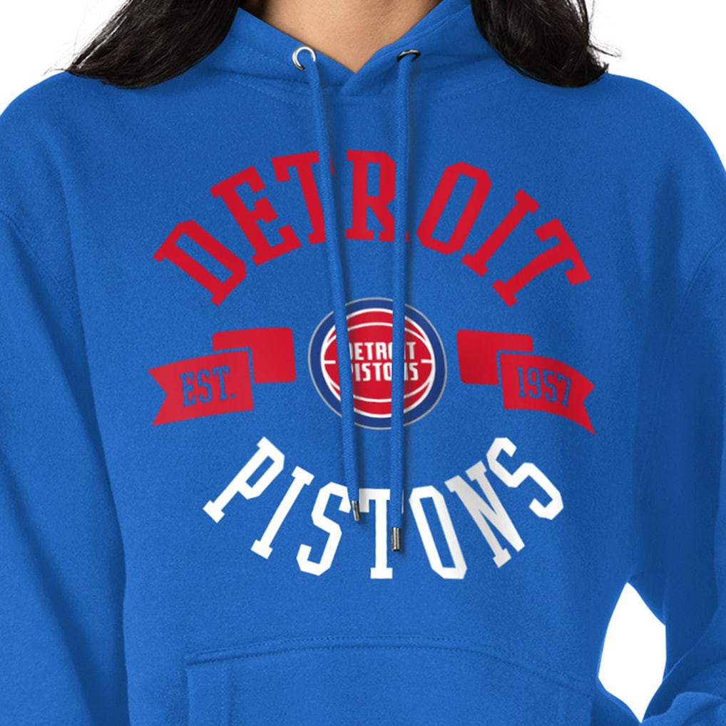 NBA - Detroit Pistons G-III 4Her by Carl Banks Women's City Pullover Hoodie - Blue