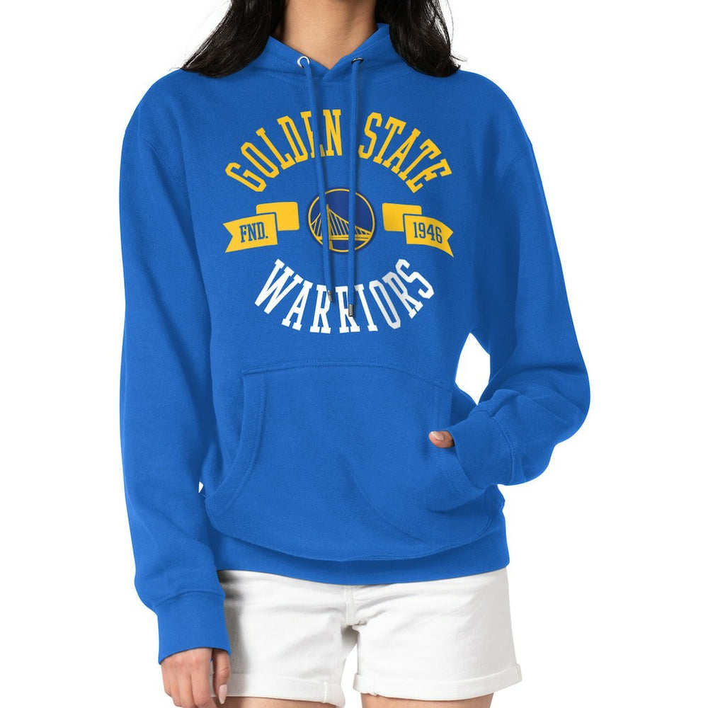 NBA - Golden State Warriors G-III 4Her by Carl Banks Women's City Pullover Hoodie - Royal
