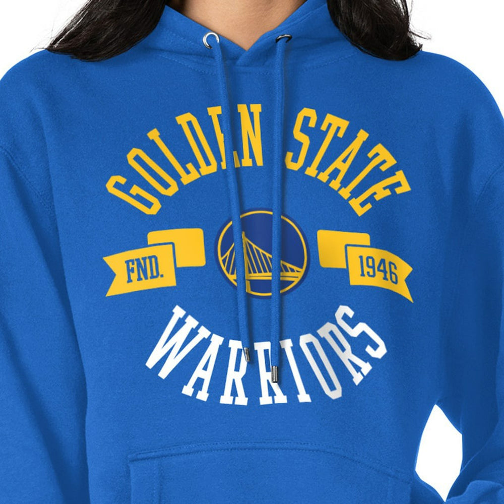 NBA - Golden State Warriors G-III 4Her by Carl Banks Women's City Pullover Hoodie - Royal