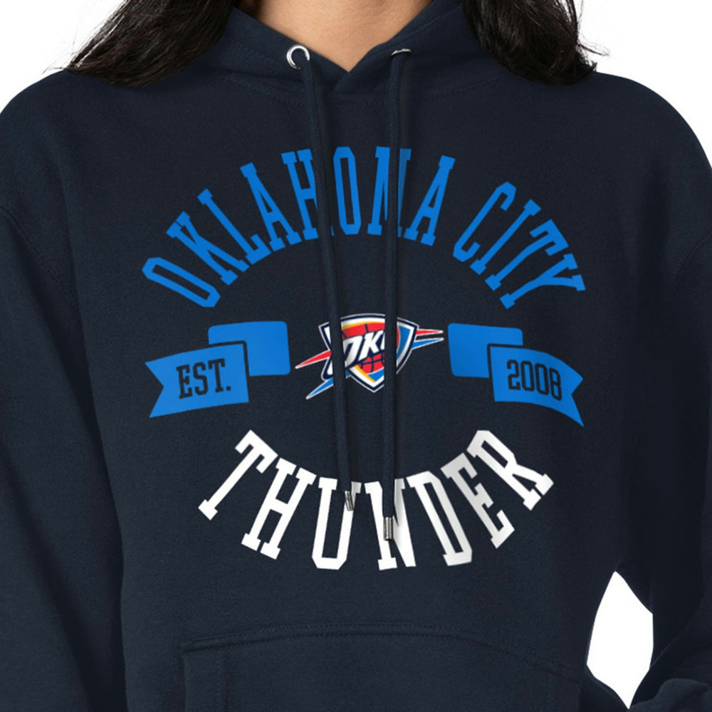 NBA - Oklahoma City Thunder G-III 4Her by Carl Banks Women's City Pullover Hoodie - Navy