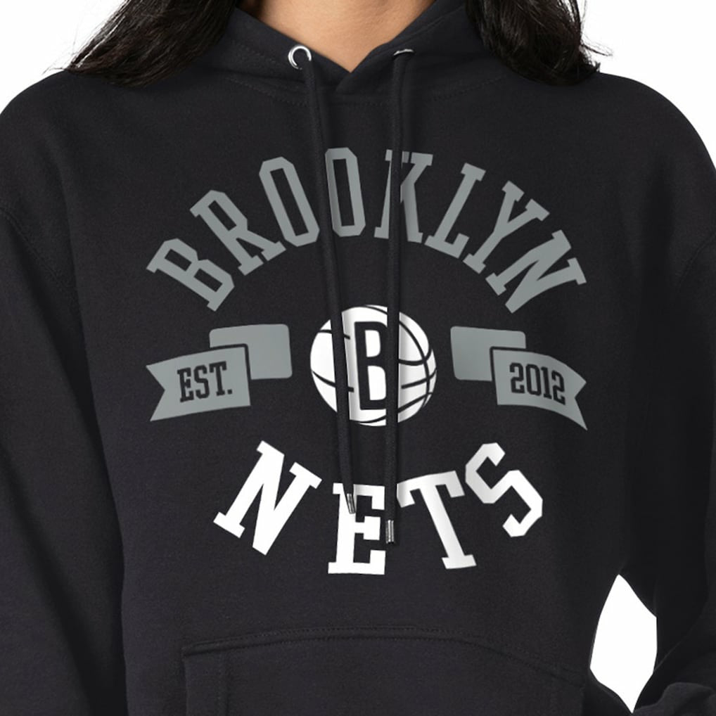 NBA - Brooklyn Nets G-III 4Her by Carl Banks Women's City Pullover Hoodie - Black