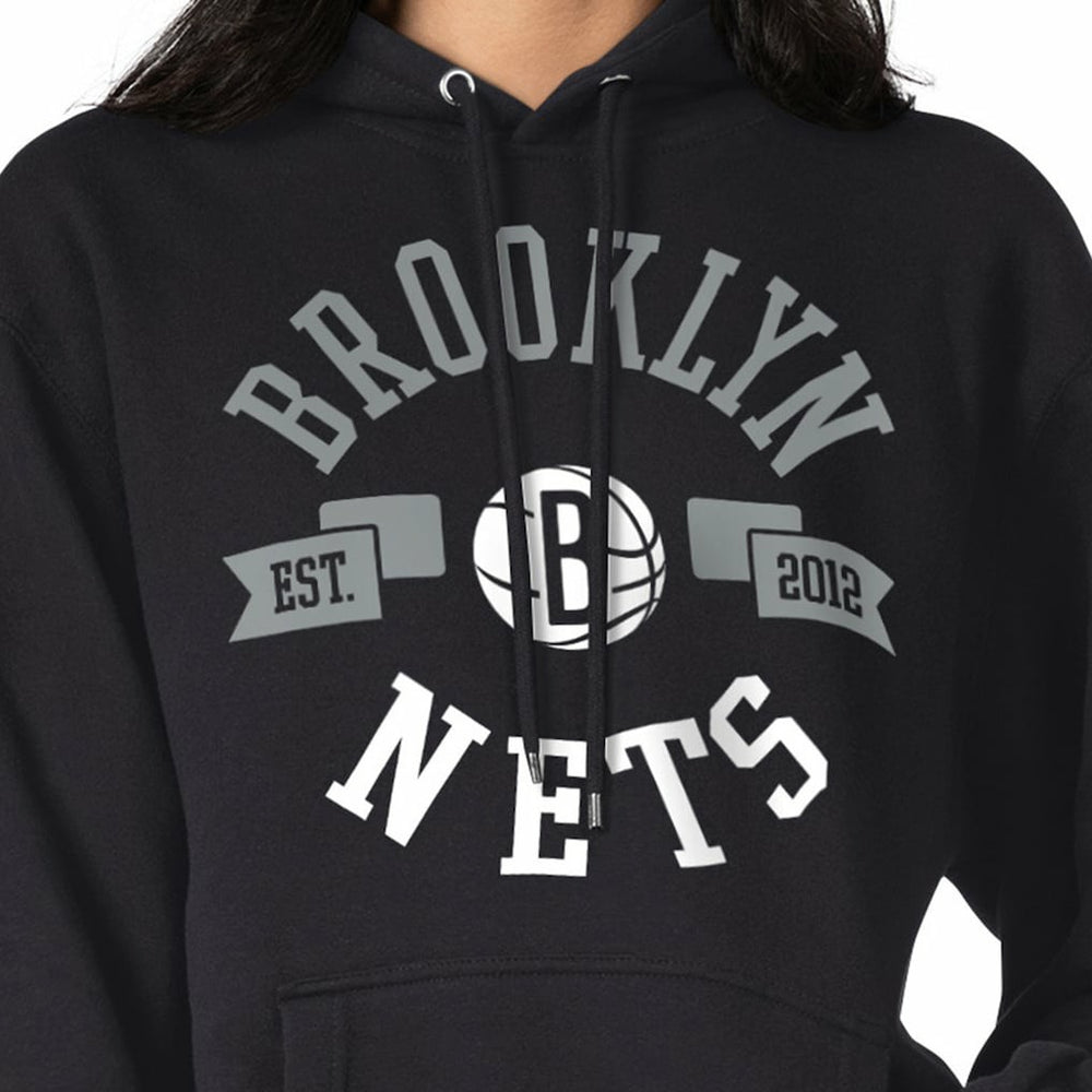 NBA - Brooklyn Nets G-III 4Her by Carl Banks Women's City Pullover Hoodie - Black