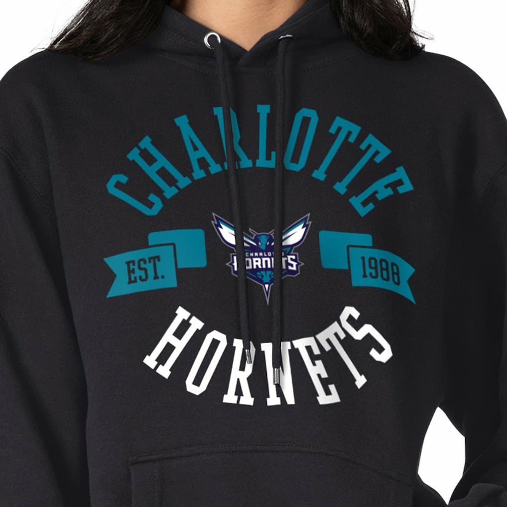 NBA - Charlotte Hornets G-III 4Her by Carl Banks Women's City Pullover Hoodie - Black