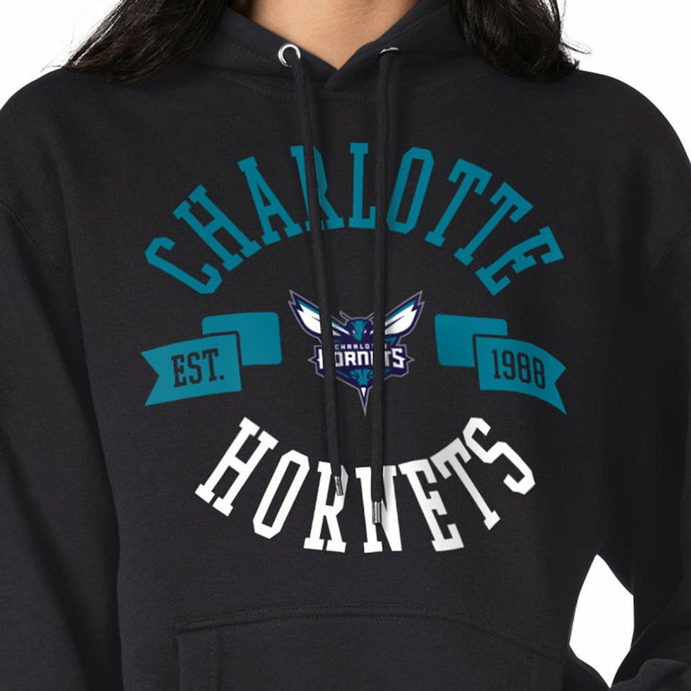 NBA - Charlotte Hornets G-III 4Her by Carl Banks Women's City Pullover Hoodie - Black