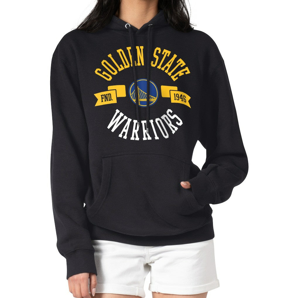 NBA - Golden State Warriors G-III 4Her by Carl Banks Women's City Pullover Hoodie - Black