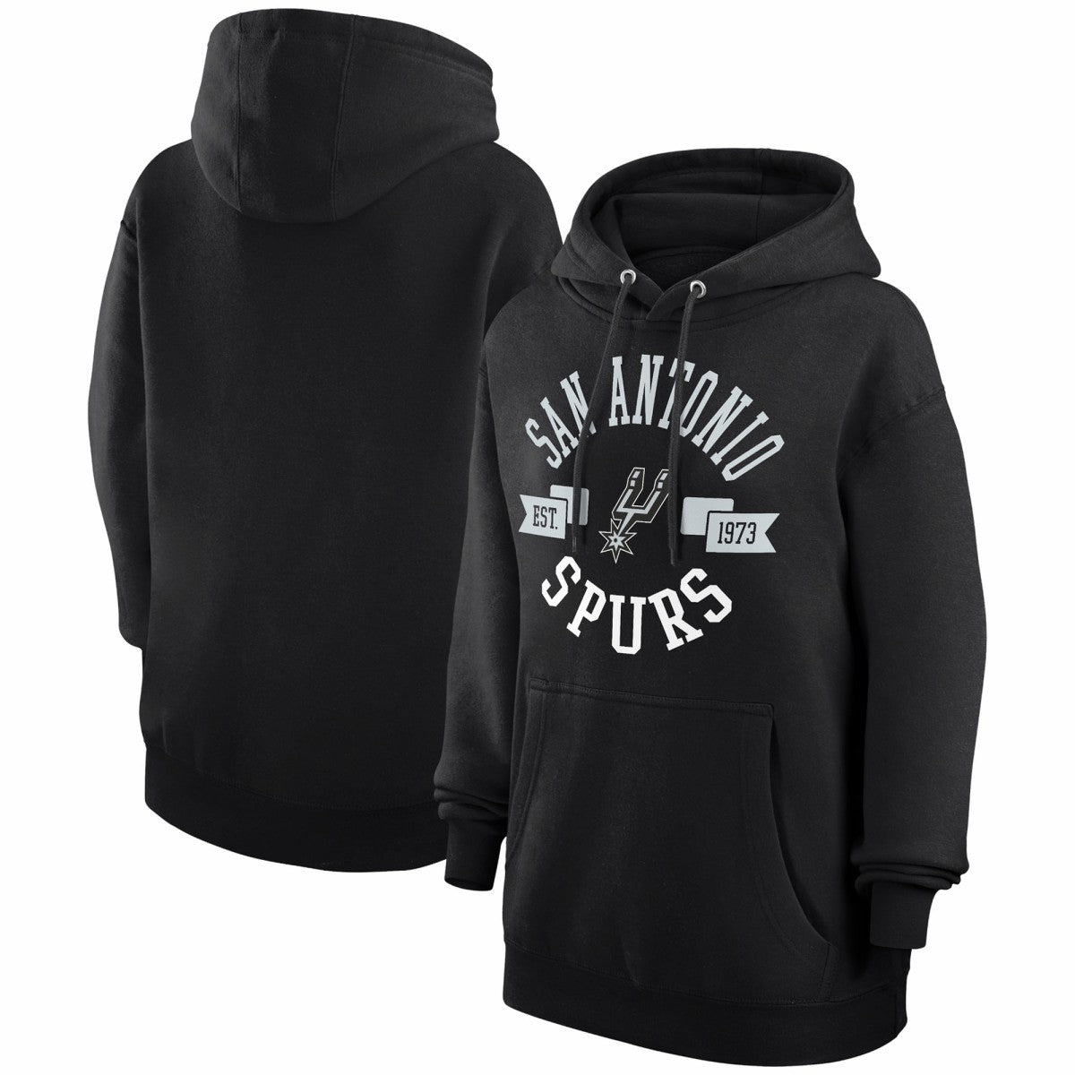 NBA - San Antonio Spurs G-III 4Her by Carl Banks Women's City Pullover Hoodie - Black