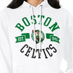 NBA - Boston Celtics G-III 4Her by Carl Banks Women's City Pullover Hoodie - White