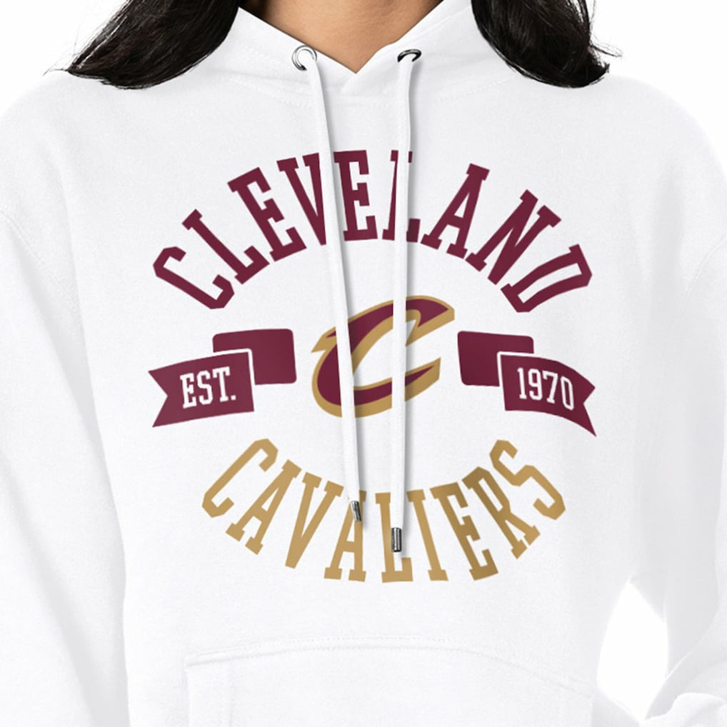 NBA - Cleveland Cavaliers G-III 4Her by Carl Banks Women's City Pullover Hoodie - White