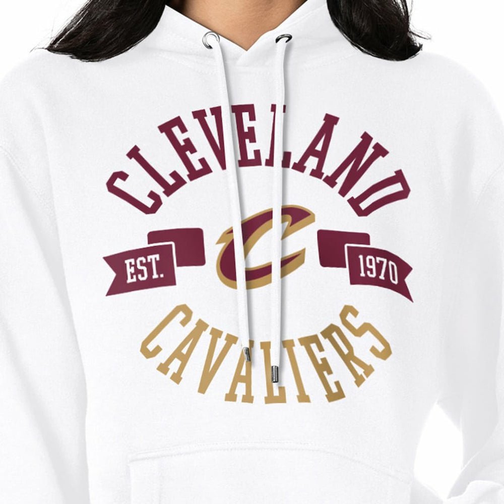 NBA - Cleveland Cavaliers G-III 4Her by Carl Banks Women's City Pullover Hoodie - White