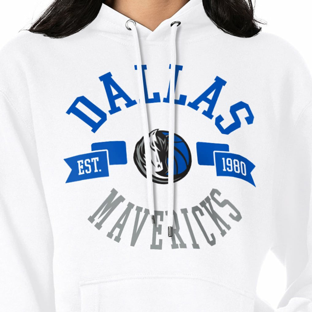 NBA - Dallas Mavericks G-III 4Her by Carl Banks Women's City Pullover Hoodie - White
