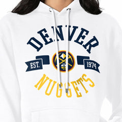 NBA - Denver Nuggets G-III 4Her by Carl Banks Women's City Pullover Hoodie - White
