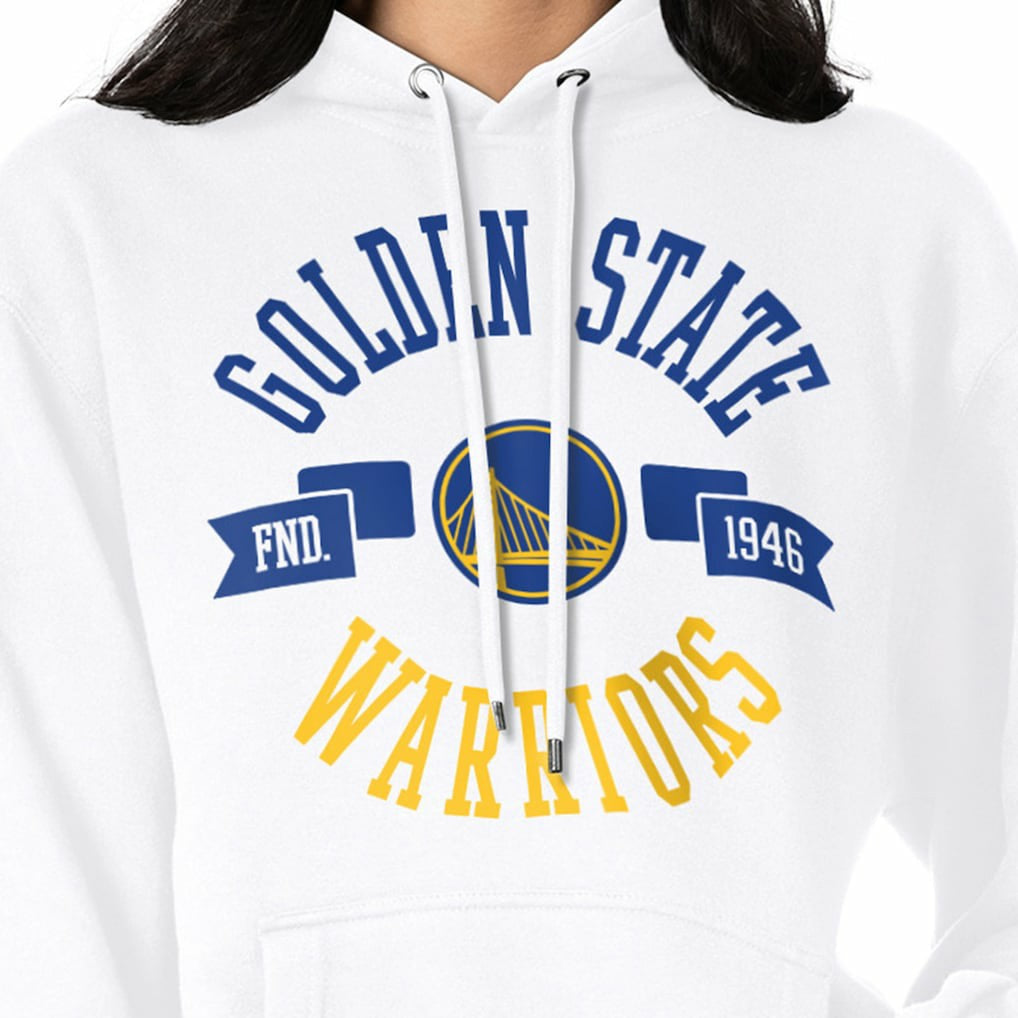 NBA - Golden State Warriors G-III 4Her by Carl Banks Women's City Pullover Hoodie - White