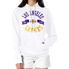 NBA - Los Angeles Lakers G-III 4Her by Carl Banks Women's City Pullover Hoodie - White