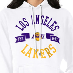 NBA - Los Angeles Lakers G-III 4Her by Carl Banks Women's City Pullover Hoodie - White
