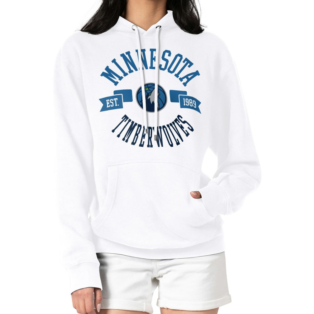 NBA - Minnesota Timberwolves G-III 4Her by Carl Banks Women's City Pullover Hoodie - White