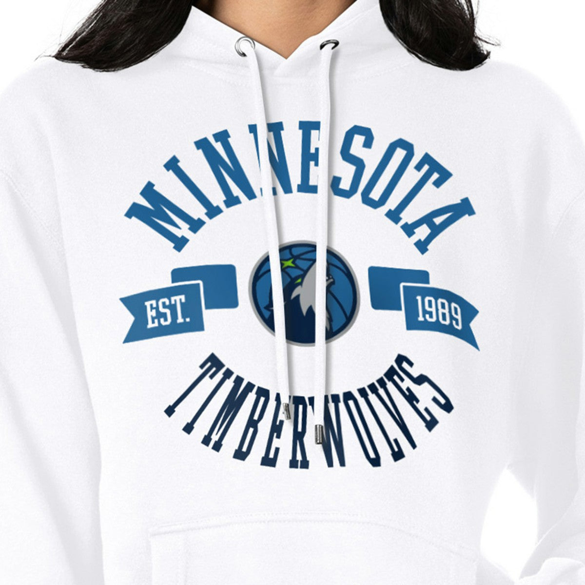 NBA - Minnesota Timberwolves G-III 4Her by Carl Banks Women's City Pullover Hoodie - White