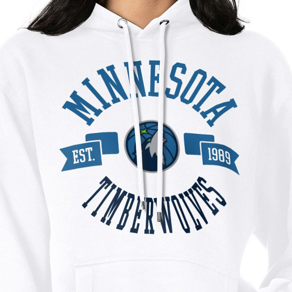 NBA - Minnesota Timberwolves G-III 4Her by Carl Banks Women's City Pullover Hoodie - White