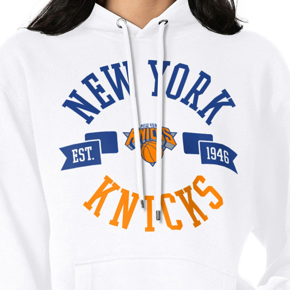 NBA - New York Knicks G-III 4Her by Carl Banks Women's City Pullover Hoodie - White
