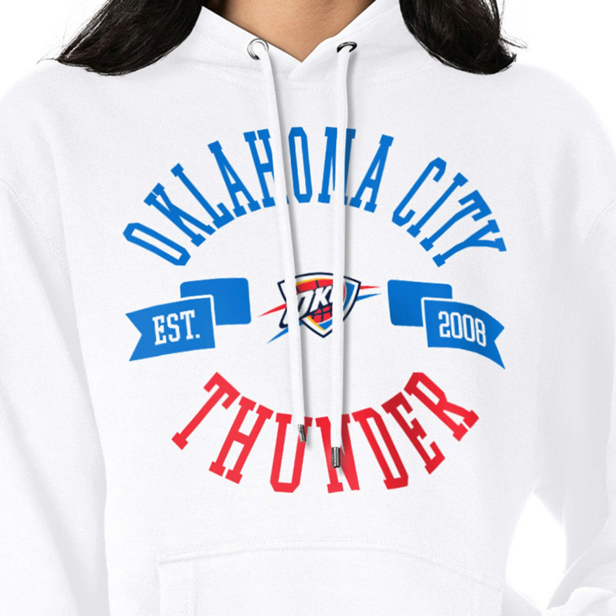 NBA - Oklahoma City Thunder G-III 4Her by Carl Banks Women's City Pullover Hoodie - White