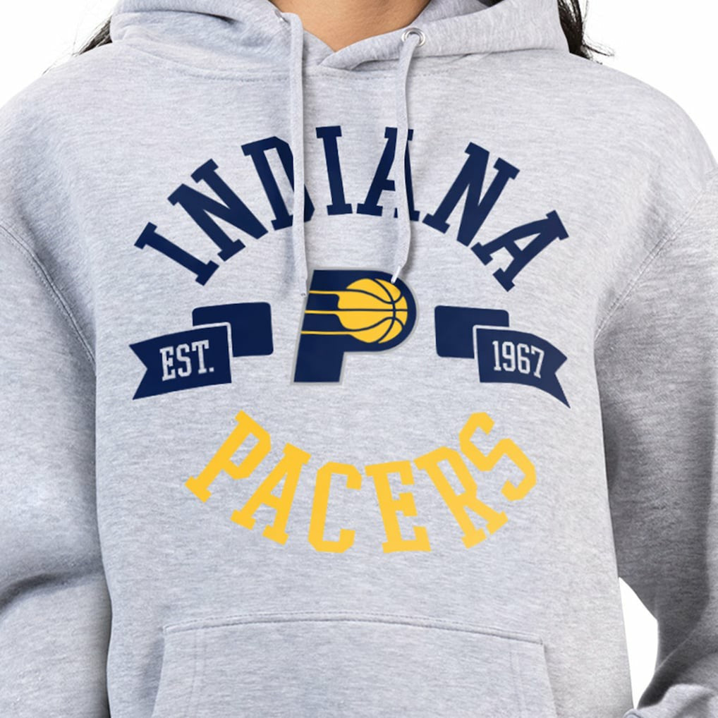 NBA - Indiana Pacers G-III 4Her by Carl Banks Women's City Pullover Hoodie - Heather Gray