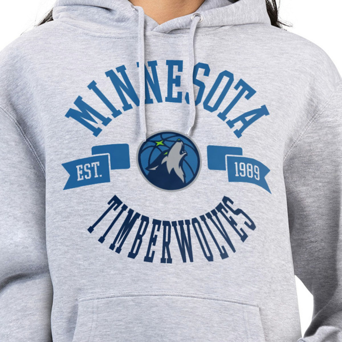 NBA - Minnesota Timberwolves G-III 4Her by Carl Banks Women's City Pullover Hoodie - Heather Gray