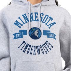NBA - Minnesota Timberwolves G-III 4Her by Carl Banks Women's City Pullover Hoodie - Heather Gray
