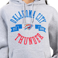 NBA - Oklahoma City Thunder G-III 4Her by Carl Banks Women's City Pullover Hoodie - Heather Gray