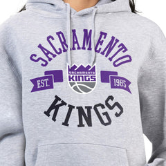 NBA - Sacramento Kings G-III 4Her by Carl Banks Women's City Pullover Hoodie - Heather Gray