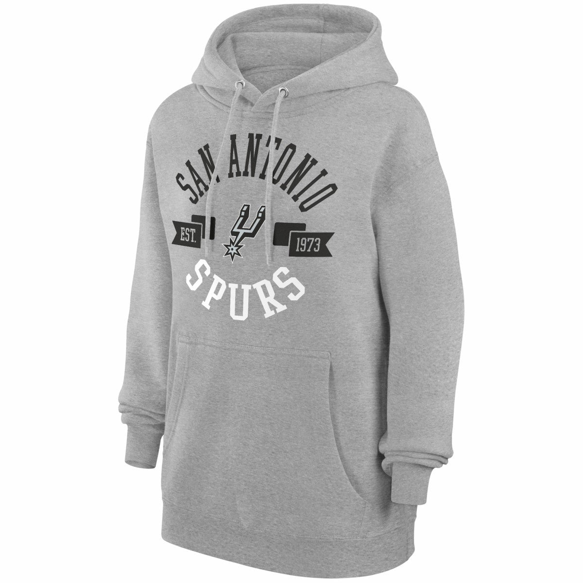 NBA - San Antonio Spurs G-III 4Her by Carl Banks Women's City Pullover Hoodie - Heather Gray