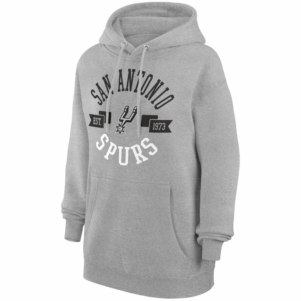 NBA - San Antonio Spurs G-III 4Her by Carl Banks Women's City Pullover Hoodie - Heather Gray