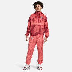 Nike USMNT 2024 Raglan Full-Zip Hoodie Track Suit - Pink