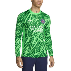 Nike Paris Saint-Germain 2024/25 Goalkeeper Replica Stadium Long Sleeve Jerseys - Green