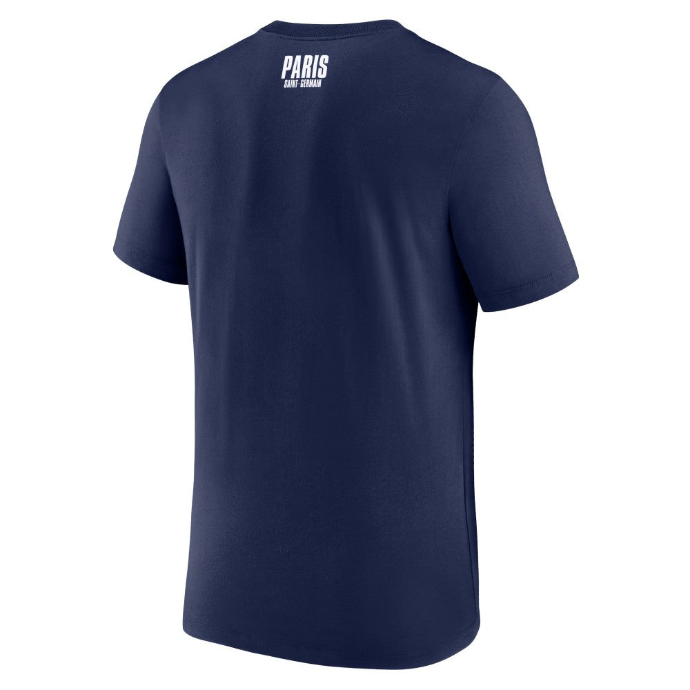 Nike Paris Saint-Germain Club Essential T-Shirts - Navy