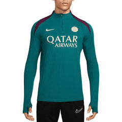 Nike Paris Saint-Germain 2024/25 Advance Strike Drill Performance Quarter-Zip Top - Teal