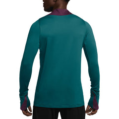 Nike Paris Saint-Germain 2024/25 Strike Drill Performance Quarter-Zip Long Sleeve Top - Teal