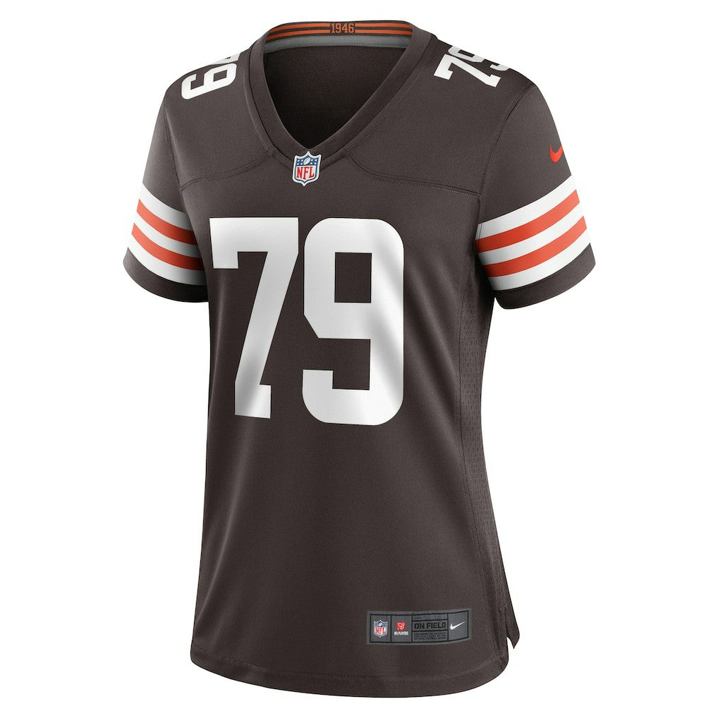 Dawand Jones Cleveland Browns Women's Team Game Jersey Brown - Nike
