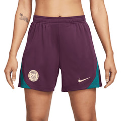 Nike Paris Saint-Germain Women's 2024/25 Strike Performance Shorts - Burgundy