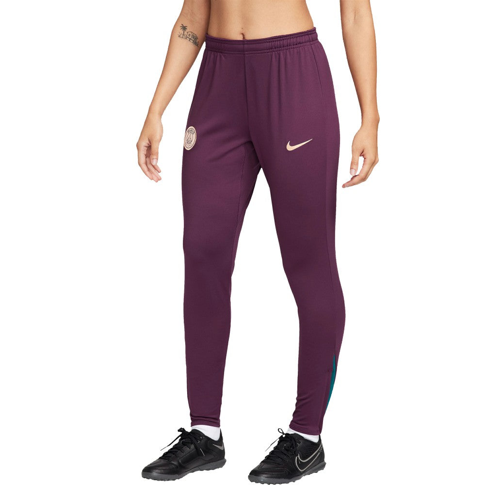 Nike Paris Saint-Germain Women's 2024/25 Strike Performance Pants - Burgundy