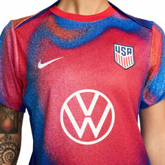 Nike USMNT Women's 2024 Academy Pro Pre-Match Top - Red