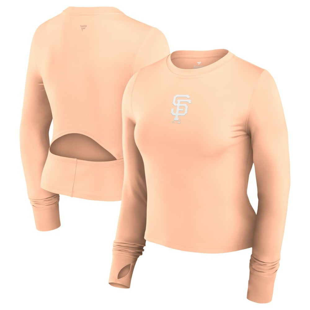 San Francisco Giants Fanatics Women's Studio Fitted Long Sleeve Gym Top  Lifestyle