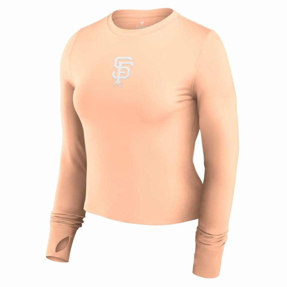 San Francisco Giants Fanatics Women's Studio Fitted Long Sleeve Gym Top  Lifestyle