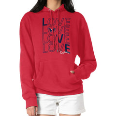 Washington Capitals G-III 4Her by Carl Banks Women's Hockey Love Fleece Pullover Hoodie Red