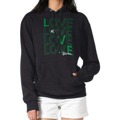 Dallas Stars - G-III 4Her by Carl Banks Women's Hockey Love Fleece Pullover Hoodie Black