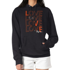 Philadelphia Flyers - G-III 4Her by Carl Banks Women's Hockey Love Fleece Pullover Hoodie Black
