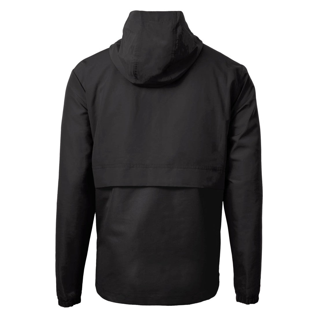 Detroit Lions Cutter & Buck Charter Eco Recycled Anorak Half-Zip Jacket Black - NFL