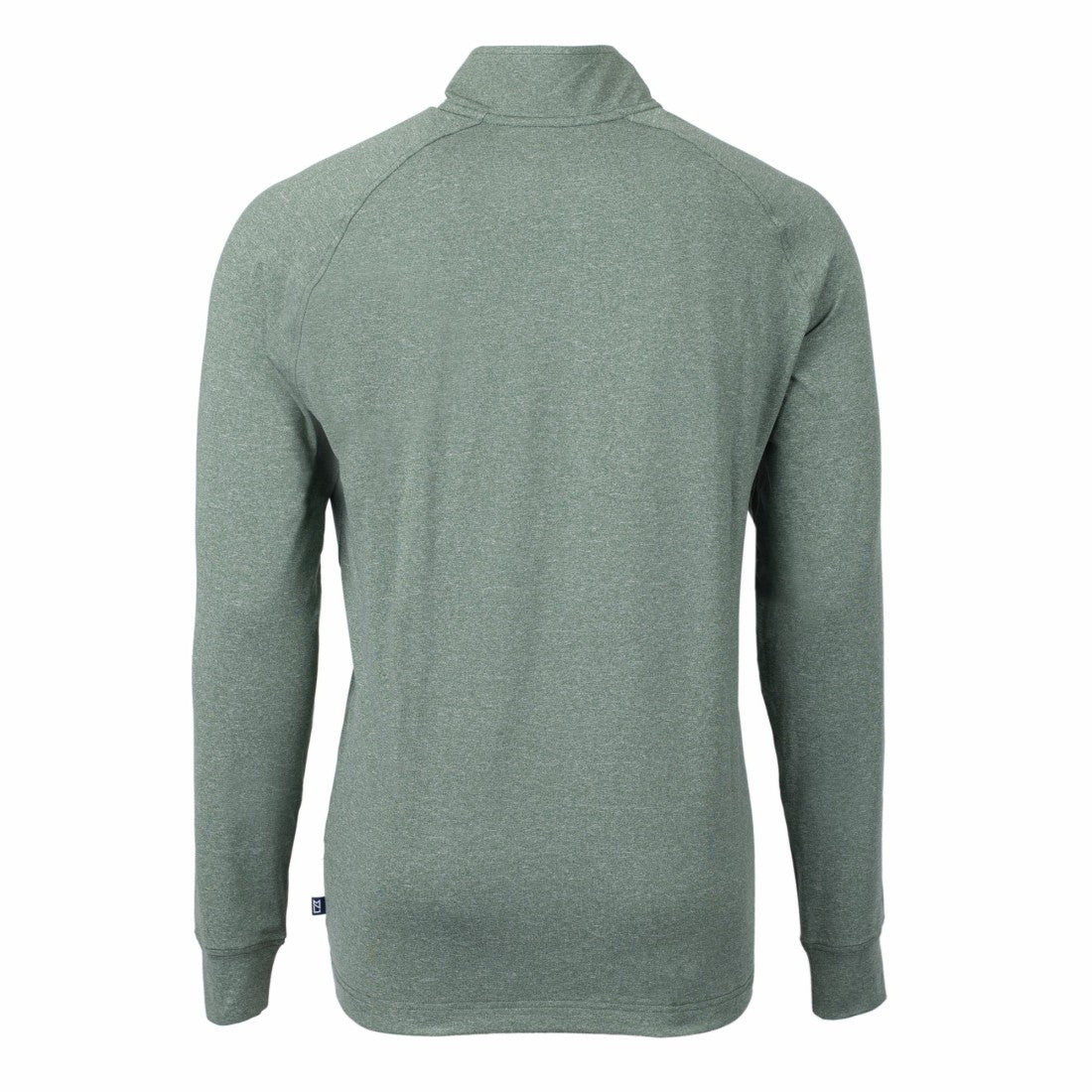 Green Bay Packers Cutter & Buck Adapt Eco Knit Quarter-Zip Pullover Top Heather Green - NFL