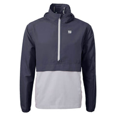 New York Giants Cutter & Buck Charter Eco Recycled Anorak Half-Zip Jacket Blue - NFL