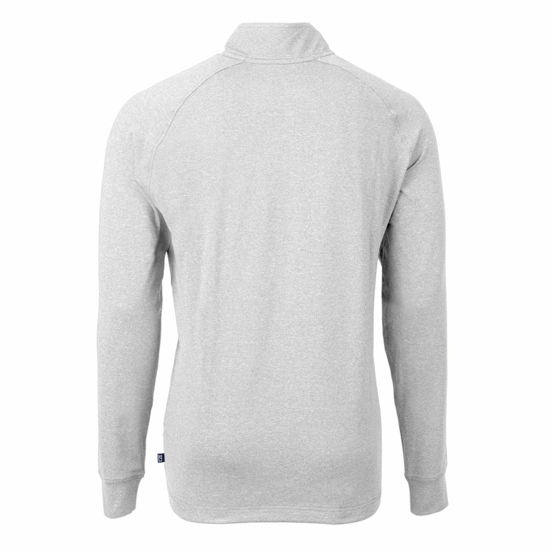 Houston Texans Cutter & Buck Adapt Eco Knit Quarter-Zip Pullover Top Heather Gray - NFL