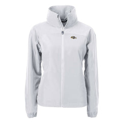 Baltimore Ravens Cutter & Buck Women's Charter Eco Recycled Full-Zip Jacket Gray - NFL