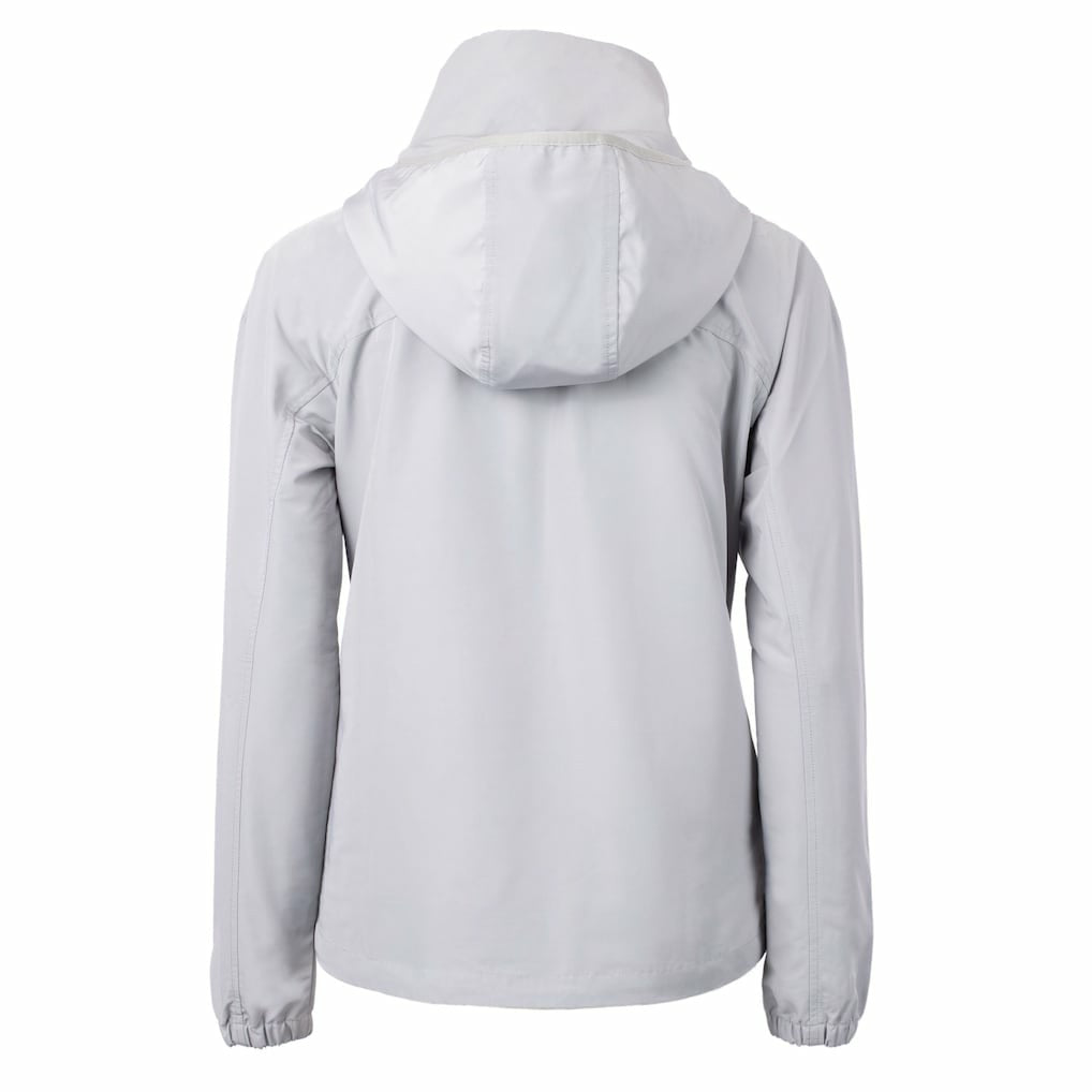 Kansas City Chiefs Cutter & Buck Women's Charter Eco Recycled Full-Zip Jacket Gray - NFL
